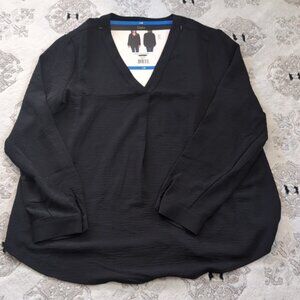 L -Dalia V-Neck Blouse Dress Shirt